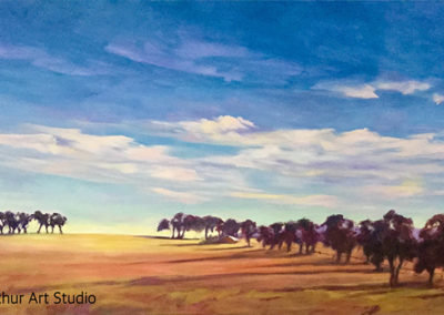 Western Districts Morning 46 x 92cm