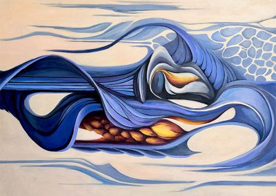 She Sells Sea Shells 100 x 75cm - oil on canvas