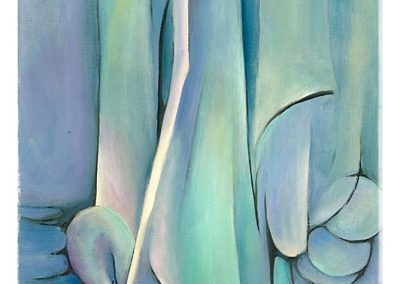 Meandering Blues 75 x 50cm